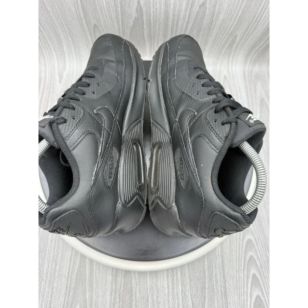 Nike GS Air Max 90 Ltr Youth Size 7Y Womens 8.5 Black Sneakers Shoes CD6864-001